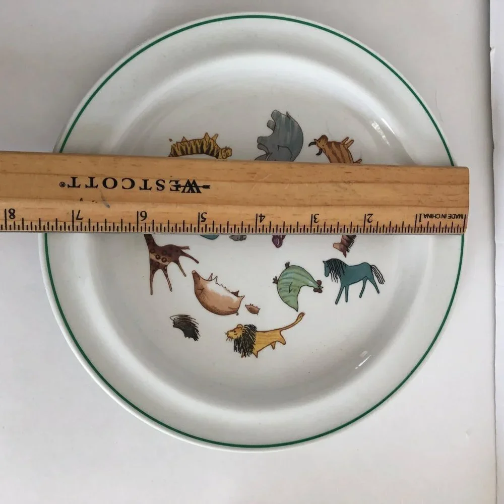 Arabia Finland Child Set Plate Cup Bowl Zoo Animals Parade Anja‎ Jurrikkala 50s
